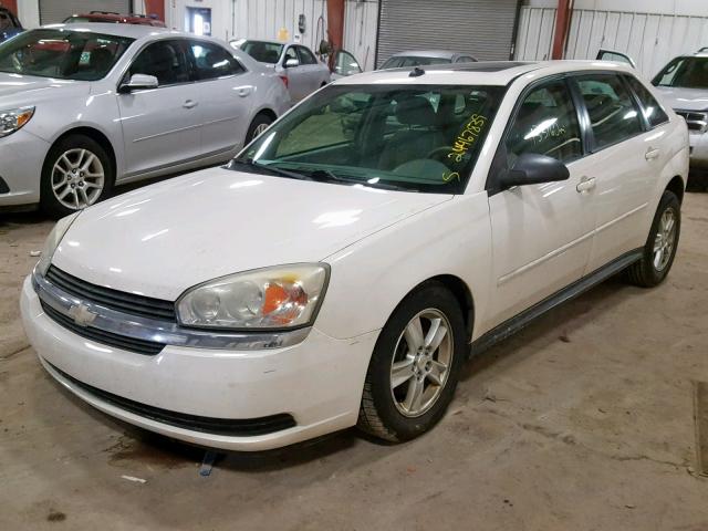 1G1ZT64855F173172 - 2005 CHEVROLET MALIBU MAX WHITE photo 2