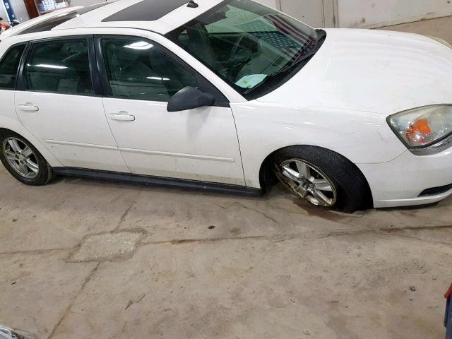 1G1ZT64855F173172 - 2005 CHEVROLET MALIBU MAX WHITE photo 9