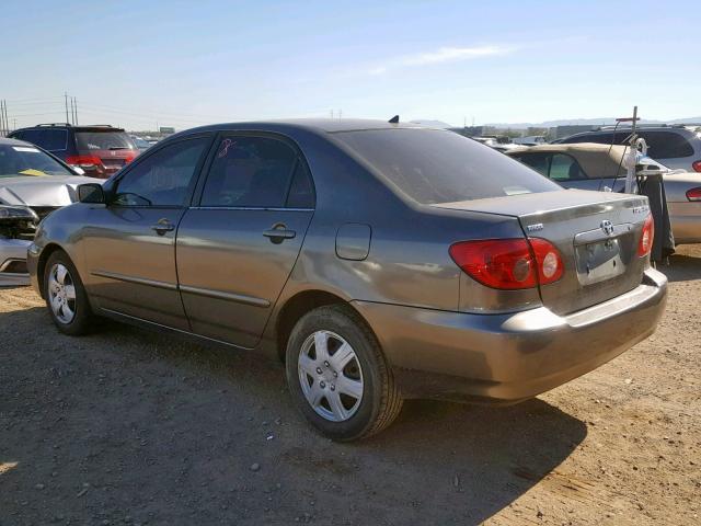 1NXBR32E85Z415278 - 2005 TOYOTA COROLLA CE BROWN photo 3