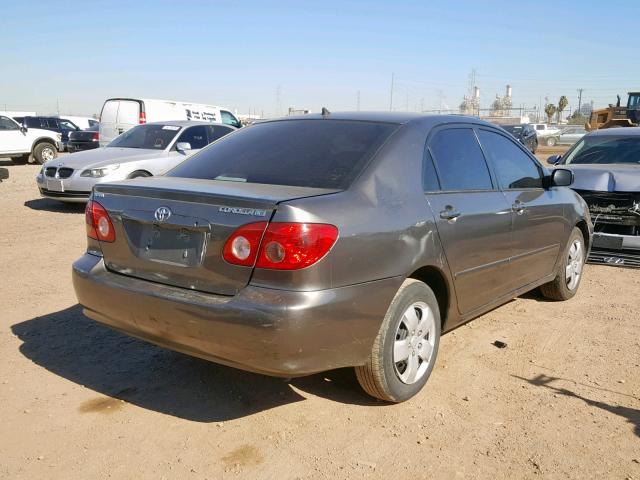 1NXBR32E85Z415278 - 2005 TOYOTA COROLLA CE BROWN photo 4