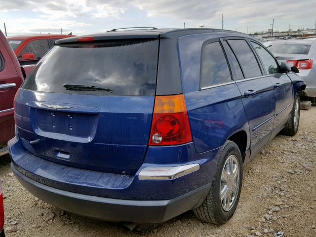 2C4GM68425R357903 - 2005 CHRYSLER PACIFICA T BLUE photo 4