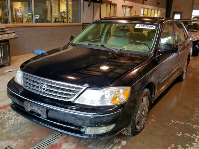 4T1BF28B43U292513 - 2003 TOYOTA AVALON XL BLACK photo 2