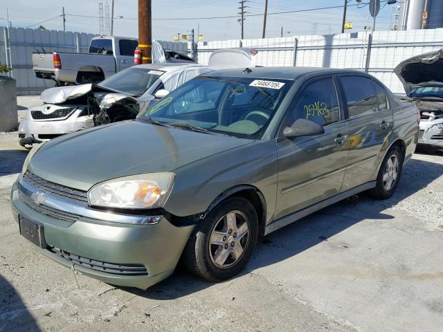 1G1ZT54864F130582 - 2004 CHEVROLET MALIBU LS GREEN photo 2