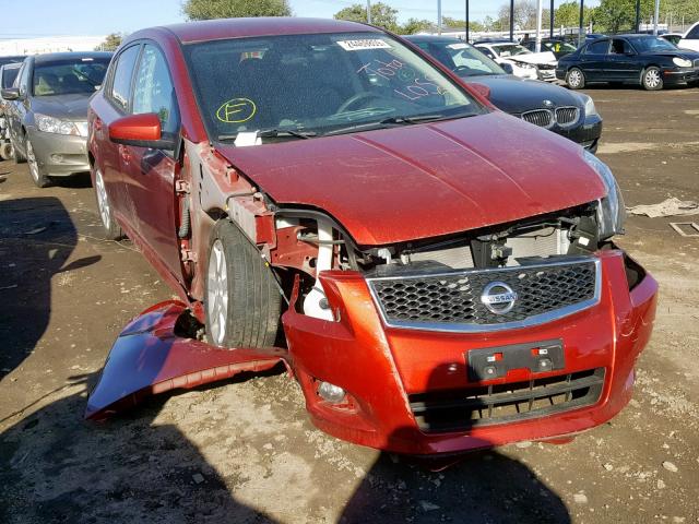 3N1AB6AP1AL653568 - 2010 NISSAN SENTRA 2.0 RED photo 1