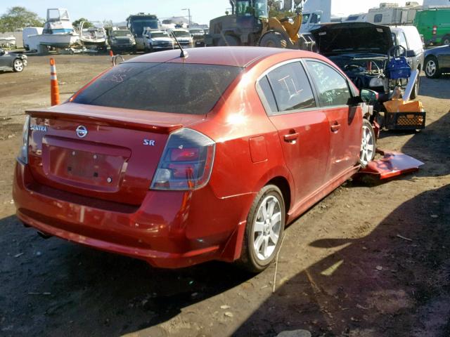 3N1AB6AP1AL653568 - 2010 NISSAN SENTRA 2.0 RED photo 4