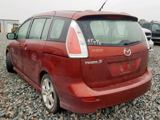 JM1CR2W3XA0372043 - 2010 MAZDA 5 ORANGE photo 3