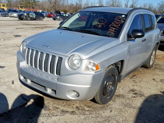 1J8FT47038D734966 - 2008 JEEP COMPASS SP ვერცხლისფერი ფოტო 2