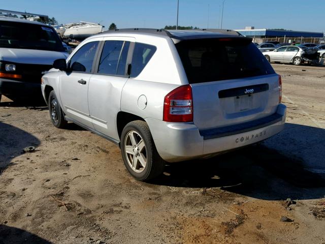 1J8FT47038D734966 - 2008 JEEP COMPASS SP ვერცხლისფერი ფოტო 3