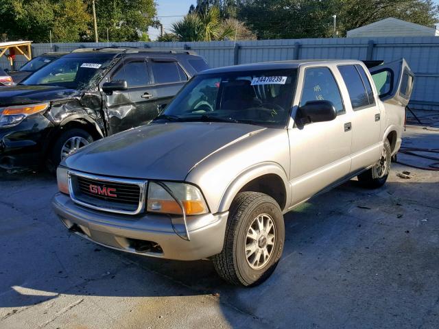 1GTDT13X93K107094 - 2003 GMC SONOMA BEIGE photo 2