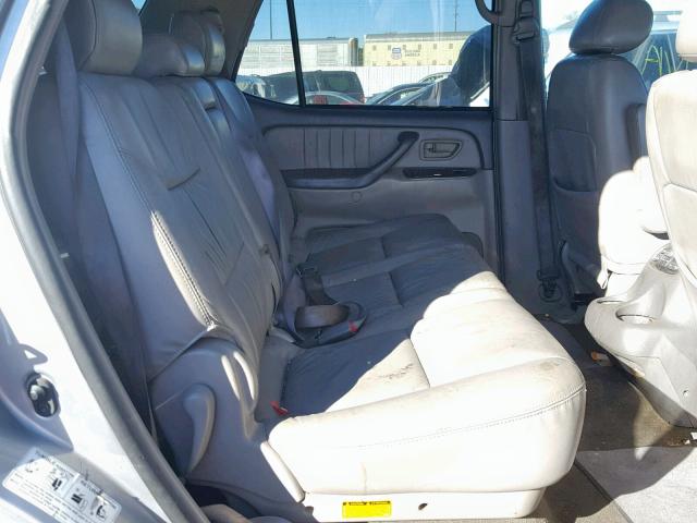 5TDZT38AX2S069209 - 2002 TOYOTA SEQUOIA LI GRAY photo 6