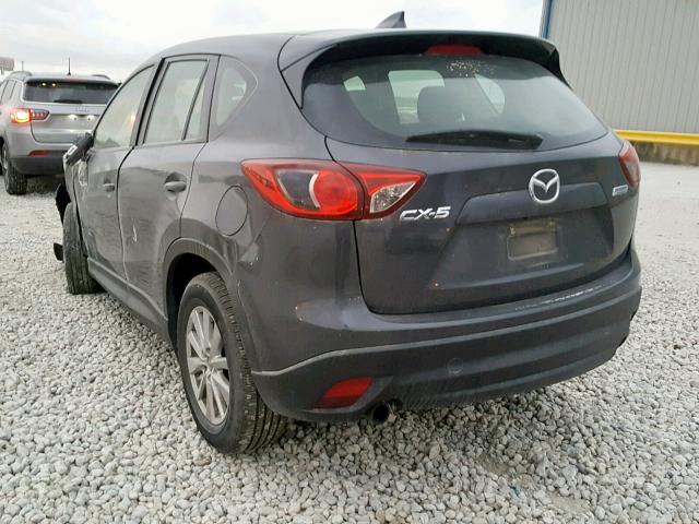 JM3KE2BY1G0685975 - 2016 MAZDA CX-5 SPORT GRAY photo 3