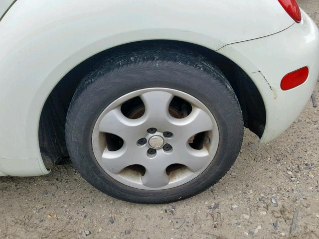 3VWCK21C72M459065 - 2002 VOLKSWAGEN NEW BEETLE WHITE photo 9