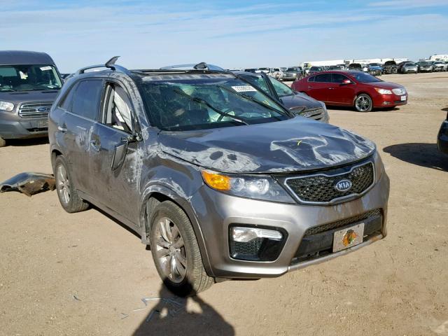 5XYKW4A20DG396168 - 2013 KIA SORENTO SX SILVER photo 1