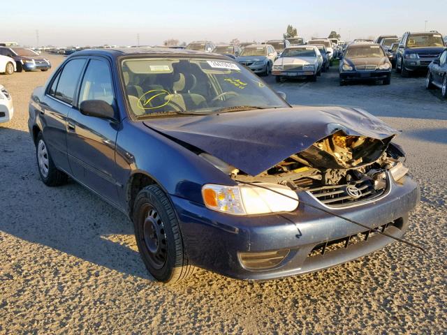 1NXBR12E81Z453673 - 2001 TOYOTA COROLLA CE BLUE photo 1