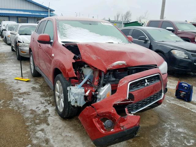 4A4AP3AU3FE023666 - 2015 MITSUBISHI OUTLANDER RED photo 1