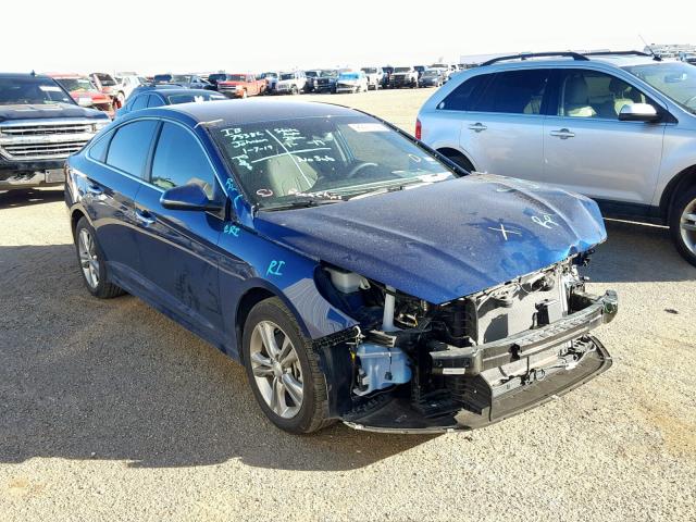 5NPE34AF8JH648584 - 2018 HYUNDAI SONATA SPO BLUE photo 1