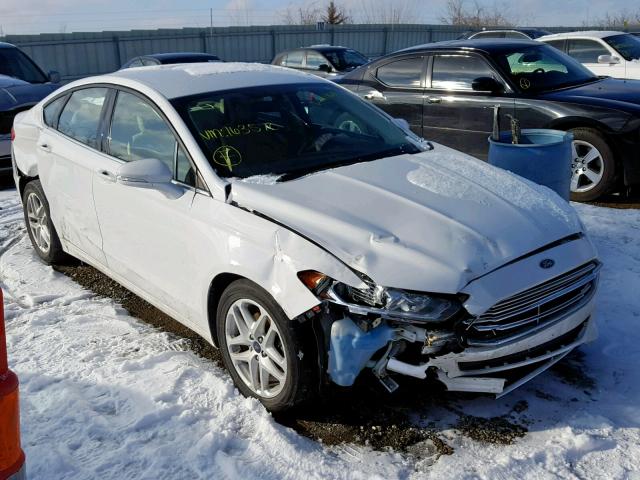 3FA6P0H71FR163570 - 2015 FORD FUSION SE WHITE photo 1