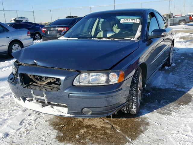 YV1RS592392734436 - 2009 VOLVO S60 2.5T BLUE photo 2