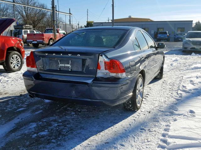 YV1RS592392734436 - 2009 VOLVO S60 2.5T BLUE photo 4