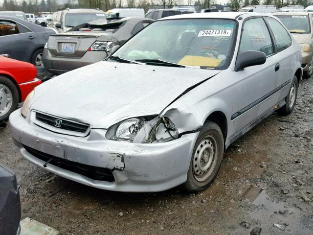 2HGEJ6441TH116778 - 1996 HONDA CIVIC DX GRAY photo 2