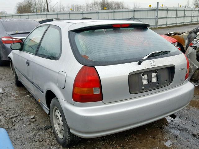 2HGEJ6441TH116778 - 1996 HONDA CIVIC DX GRAY photo 3