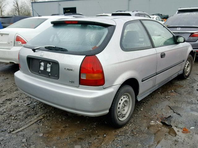 2HGEJ6441TH116778 - 1996 HONDA CIVIC DX GRAY photo 4