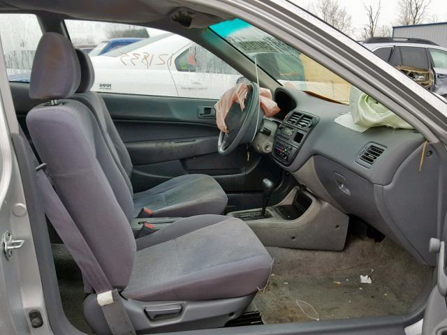 2HGEJ6441TH116778 - 1996 HONDA CIVIC DX GRAY photo 5