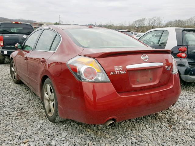 1N4BL21E48N480196 - 2008 NISSAN ALTIMA 3.5 RED photo 3