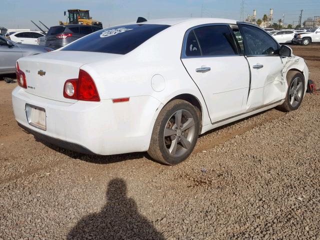 1G1ZC5E00CF251860 - 2012 CHEVROLET MALIBU 1LT WHITE photo 4