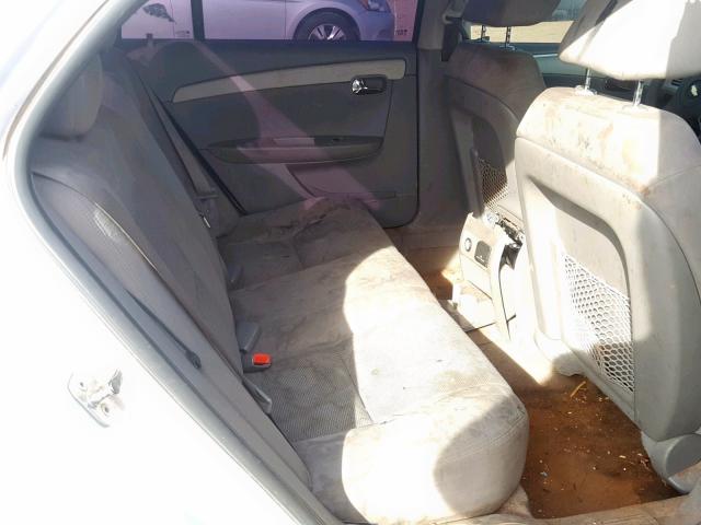 1G1ZC5E00CF251860 - 2012 CHEVROLET MALIBU 1LT WHITE photo 6