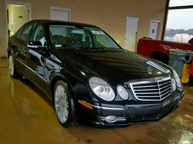 WDBUF56X58B277260 - 2008 MERCEDES-BENZ E 350 BLACK photo 1