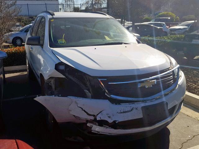 1GNKRFED1HJ205711 - 2017 CHEVROLET TRAVERSE L WHITE photo 1