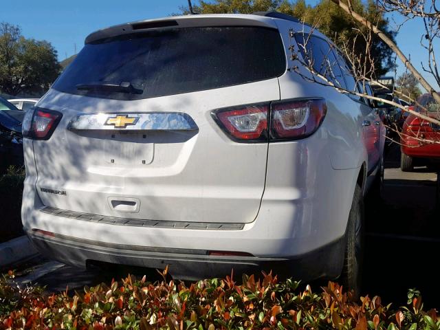 1GNKRFED1HJ205711 - 2017 CHEVROLET TRAVERSE L WHITE photo 4