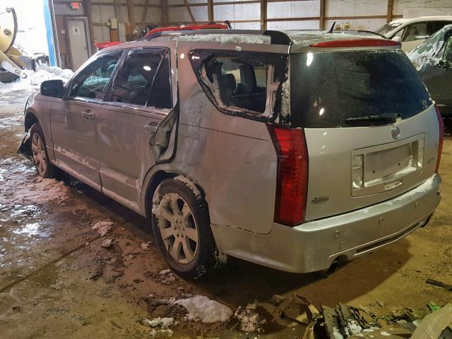 1GYEE637380103244 - 2008 CADILLAC SRX GRAY photo 3