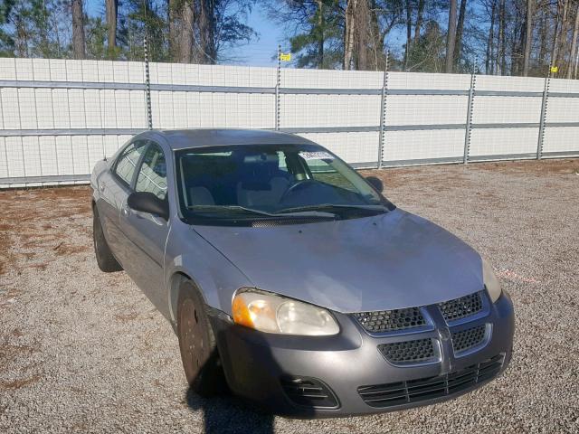 1B3EL46R55N617092 - 2005 DODGE STRATUS SX SILVER photo 1