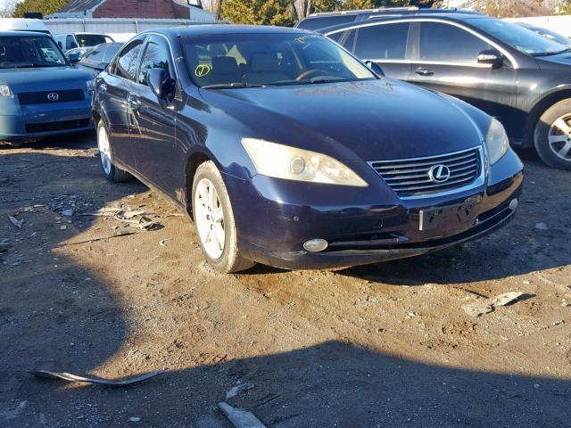 JTHBJ46G572146425 - 2007 LEXUS ES BLUE photo 1