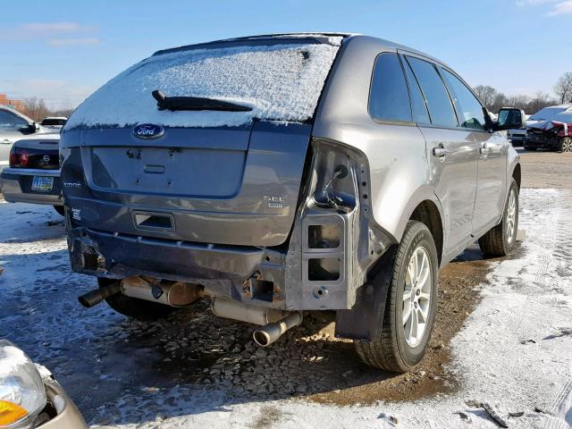 2FMDK48C19BA97587 - 2009 FORD EDGE SEL GRAY photo 4