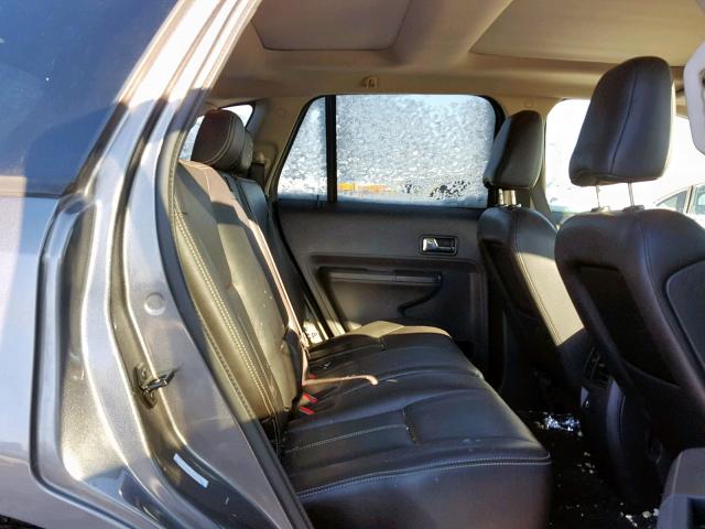 2FMDK48C19BA97587 - 2009 FORD EDGE SEL GRAY photo 6