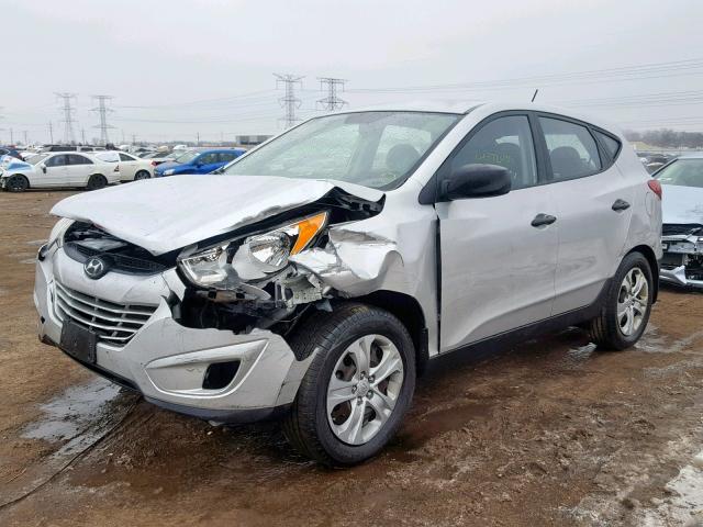 KM8JT3AB1BU119681 - 2011 HYUNDAI TUCSON GL SILVER photo 2