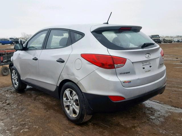 KM8JT3AB1BU119681 - 2011 HYUNDAI TUCSON GL SILVER photo 3