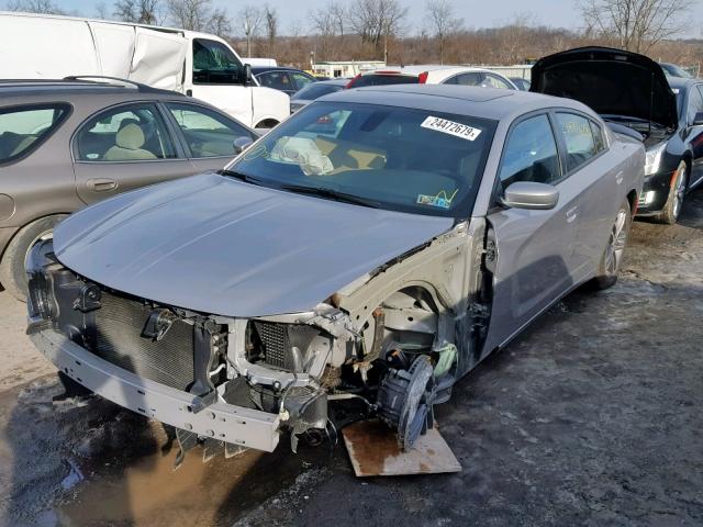 2C3CDXJG8JH283321 - 2018 DODGE CHARGER GT GRAY photo 2