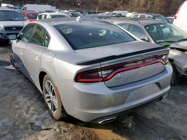 2C3CDXJG8JH283321 - 2018 DODGE CHARGER GT GRAY photo 3