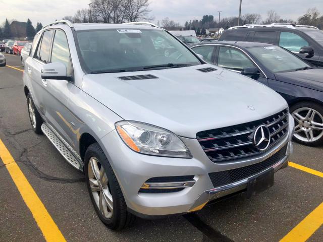 4JGDA5HB6CA014822 - 2012 MERCEDES-BENZ ML 350 4MA SILVER photo 1