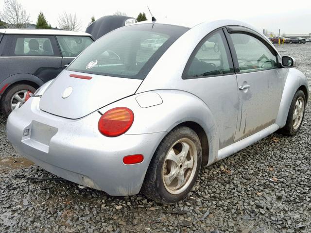 3VWBK31C54M409995 - 2004 VOLKSWAGEN NEW BEETLE Silber Foto 4
