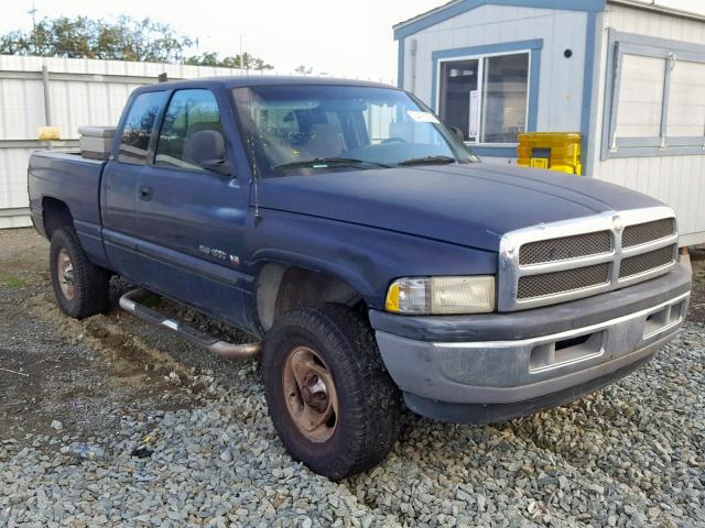 3B7HF13Y81M517828 - 2001 DODGE RAM 1500 BLUE photo 1