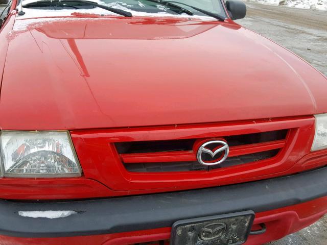 4F4YR16V61TM23710 - 2001 MAZDA B3000 CAB RED photo 7