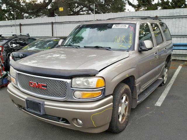 1GKEK63U51J231493 - 2001 GMC DENALI TAN photo 2