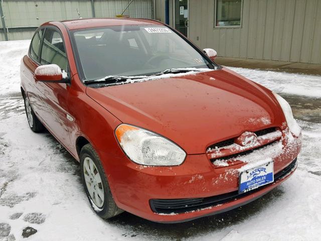 KMHCM3AC3AU184576 - 2010 HYUNDAI ACCENT BLU ORANGE photo 1