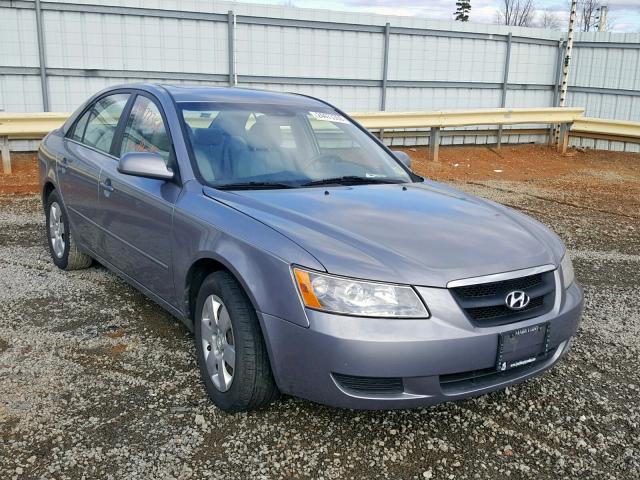 5NPET46C48H347805 - 2008 HYUNDAI SONATA GLS GRAY photo 1