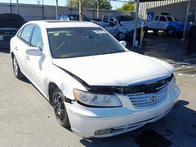 KMHFC46F67A212454 - 2007 HYUNDAI AZERA SE WHITE photo 1